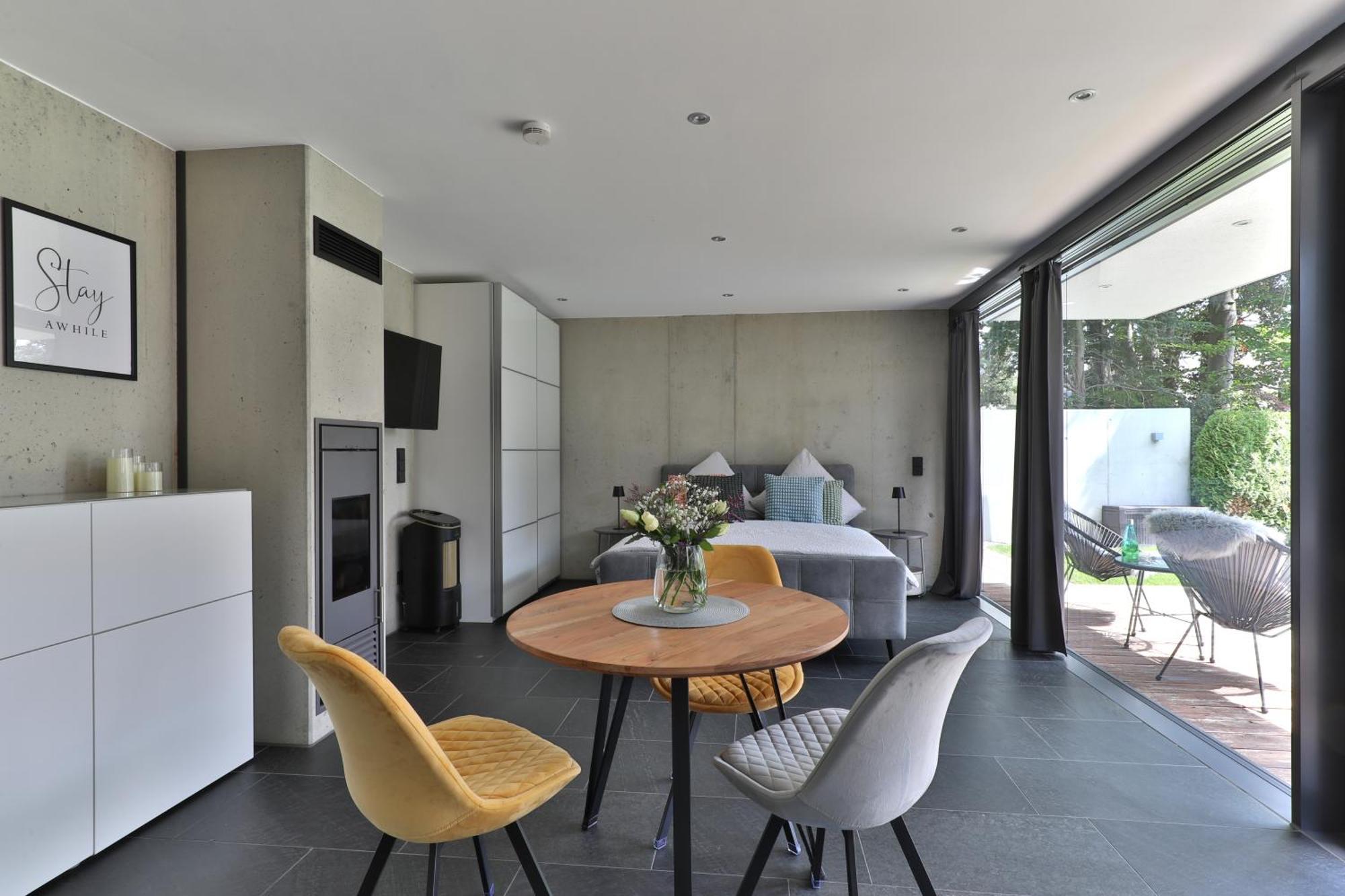 Modernes Studio-Apartment ゲルストホーフェン エクステリア 写真